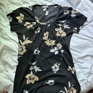 Vintage maxi floral dress